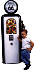 gas pum gumball vending machines